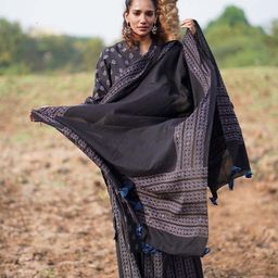 Chidiyaa Printed Block Print Dupatta image 4