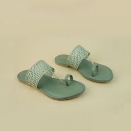 Ozuri Women One Toe Flats-image-90