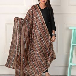 Apratim Printed Kalamkari Dupatta with Gotta Patti-52