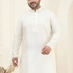 SOJANYA PLUS Men Geometric Kurta-image-55