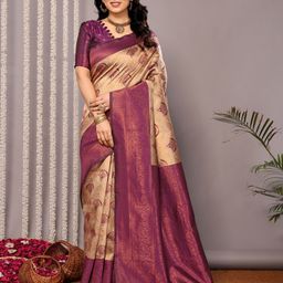 AVANTIKA FASHION Woven Design Zari Pure Silk Banarasi Saree-image-15