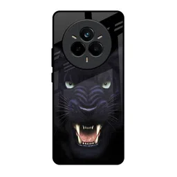 QRIOH Angry Black Leopard Realme 14 Pro 5G Impact Resistant Back Case-image-84