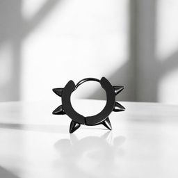 The Roadster Lifestyle Co Men Spike Studs Ear Hoop-image-68