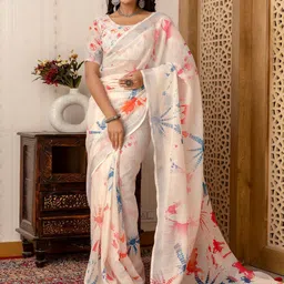 Mitera Tie and Dye Printed Saree-1