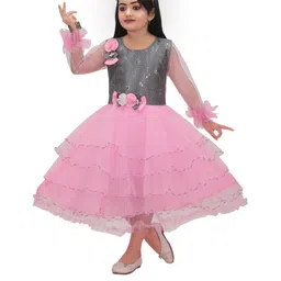Zenat Girls Fit & Flare Dress-picture-17