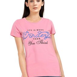 Moda Rapido Women Printed Bio Finish T-shirt-picture-33