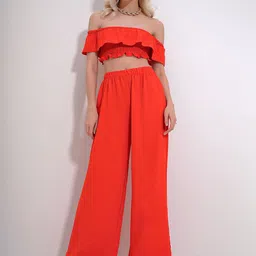 Trend Alacati stili Top & Trousers Pure Cotton Co-Ord-image-35