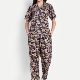 TILISM Printed Pure Cotton Shirt & Trousers Co-Ord-image-68