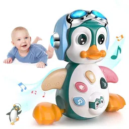 Kidology Kids Crawling Penguin Musical Toy-54
