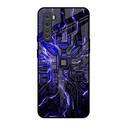 QRIOH Techno Color Pattern Printed OnePlus Nord Back Case Mobile Accessories-picture-11