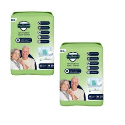 Myguard Unisex Set Of 2 Advance Eco Cotton Adult Diapers - M - 10Pcs Each-12