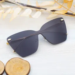 Ted Smith Women Cateye UV Protected Lens Sunglasses SCANDAL_C1-GOLD-image-39
