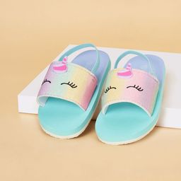 Pantaloons Junior Girls Printed Sliders-48