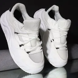 THE WHITE POLE Men Woven Design High-Top Sneakers-picture-27