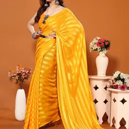 Moda Rapido Striped Satin Ready to Wear Saree-picture-31