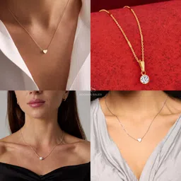 Boghra Sales Set Of 4 Gold-Plated Brass Pearls Chain-35
