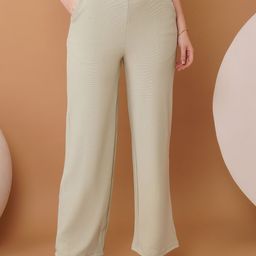 U&F Women Original Straight Fit High-Rise Trousers-image-15
