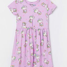 Fame Forever by Lifestyle Girls Conversational Printed Round Neck Fit & Flare Dress-picture-29