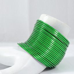 ZULKA Set of 48 Glossy Finished Metal Bangles-image-74