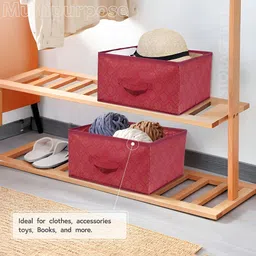 Aura Maroon Set of 1 Regular Drawer Organiser Organisers image 2
