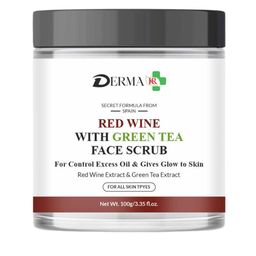 DERMA KR Red Vine With Green Tea Face Scrub- 100 g-53