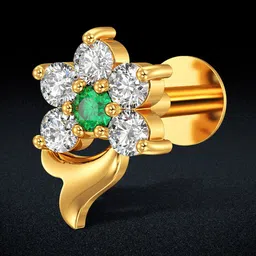 Joyalukkas Gold Elegance Nosepin - 0.462 gms-picture-44
