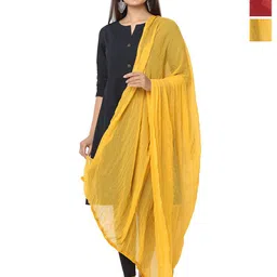 HELLA FASHIONS Selection Of 3 Chiffon Dupattas-picture-36