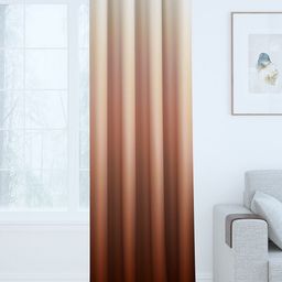 Story@home Red & Beige Colourblocked Room Darkening Long Door Curtain-image-96