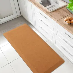 OBSESSIONS Camel Brown Stain & Water Resistant Floor Mat-28