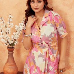 SZN Printed Tunic With Trousers Co-Ords image 3