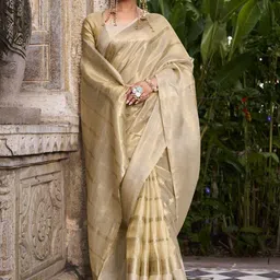 LOOKNBOOK ART Woven Design Zari Banarasi Saree-picture-2