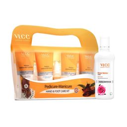 VLCC Pedicure & Manicure Kit With Rose Water Toner-10
