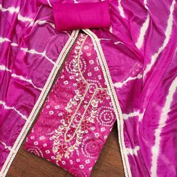 ASISA Embroidered Unstitched Dress Material-image-99