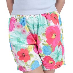GAB Women Floral Printed High-Rise Shorts-image-101
