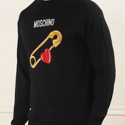 MOSCHINO COUTURE Men Printed Woollen Pullover-image-58
