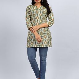 SARRAS Printed Straight Kurti-image-52