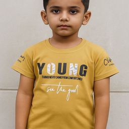 YK Boys Typography Printed T-shirt-image-25