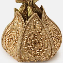 Anouk Embellished Potli Clutch image 3