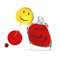 SHRYOAN Smily Ultra Glossy Long Lasting Nail Polish - 11 ml - Venetian Red -50-10