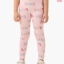 Juniors by Babyshop Girls Pack Of 2 Printed Cotton Ankle Length Leggings-image-32