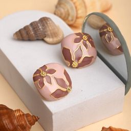 Anvik Geometric Studs Earrings-4