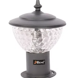 BENE Capo Grey & White Textured Metal Outdoor Lamp-image-65