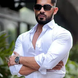 SZN Men Solid Standard Casual Shirt-image-97