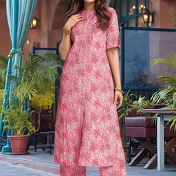 GoSriKi Women Floral Printed Regular Kurta Set-picture-49