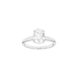 GenZcomplex Silver-Plated Brass Zircon Finger Ring-19