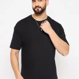 Mast & Harbour Men Typography Printed Tropical Pure Cotton Pockets T-shirt-image-93