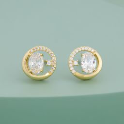 Kushal's Fashion Jewellery Gold-Plated Studs Earrings-picture-49