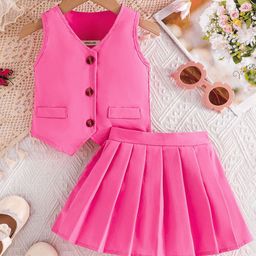 INCLUD Girls Top with Skirt-image-87