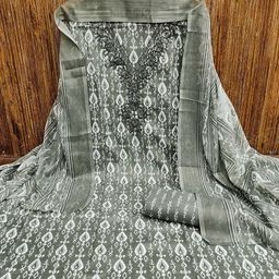 MANVAA Embellished Unstitched Dress Material-picture-2