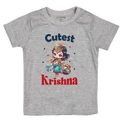 FFLIRTYGO Infants Janmashtami Printed Round Neck Cotton T-shirt-image-87